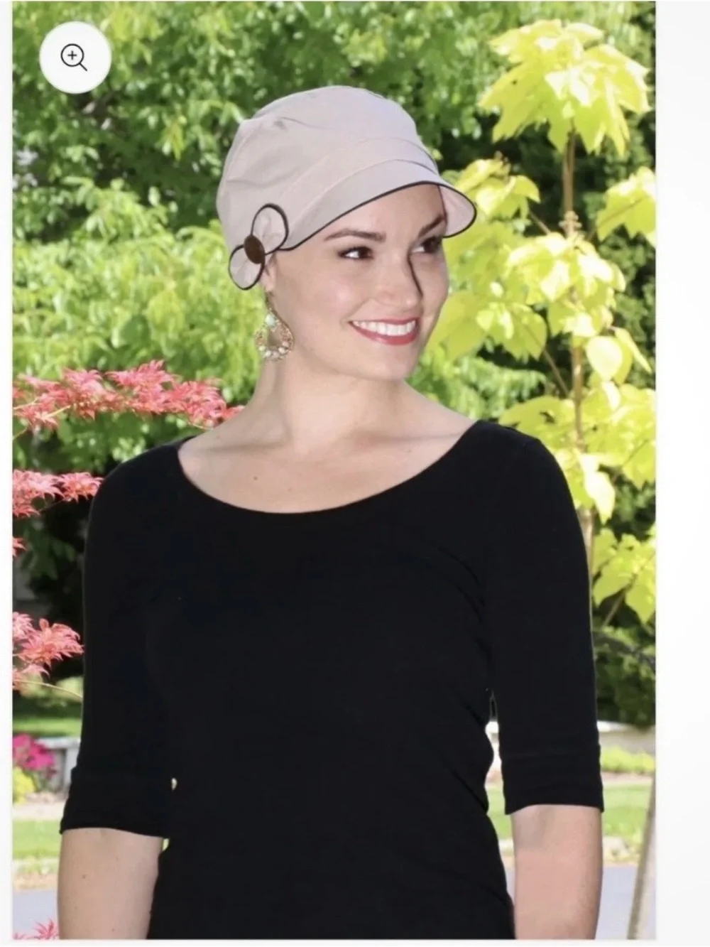 Women's  Caps with Contrast Trim (3)